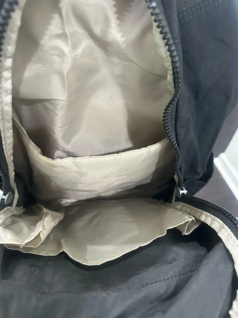 Kipling Seoul Men's Black and Metallic Gray Backpack